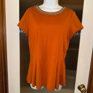 Banana Republic Marmalade Peplum Blouse-NWT!